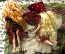 porcelain fairies red 2 bks